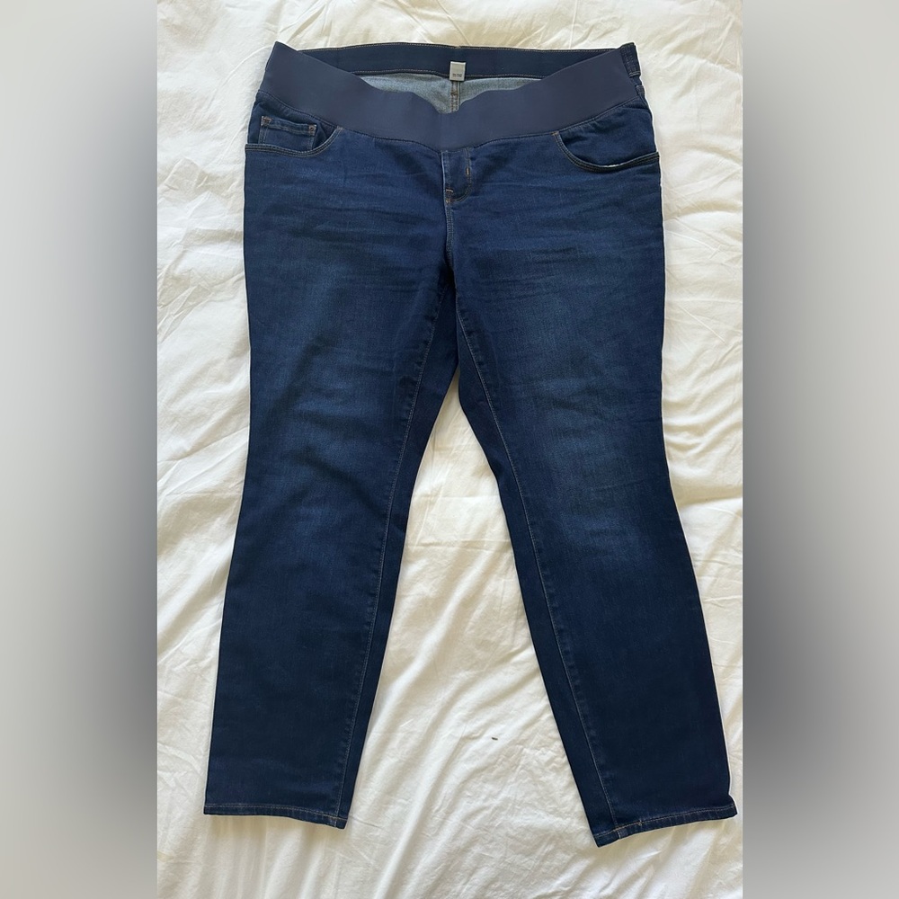 Maternity Front Low Panel Pop Icon Skinny Jeans